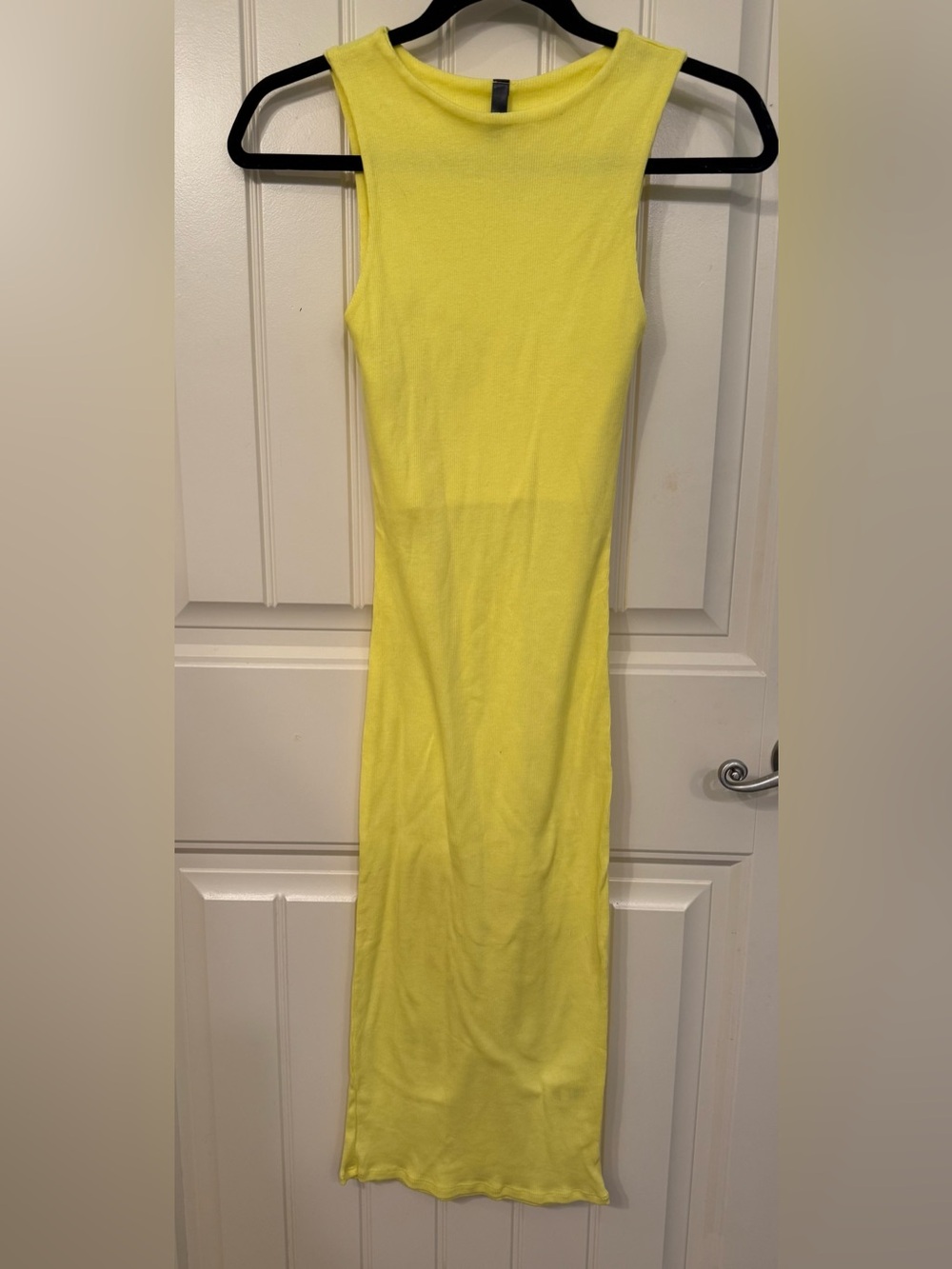 GoJane Neon Yellow Sleeveless Maxi Dress